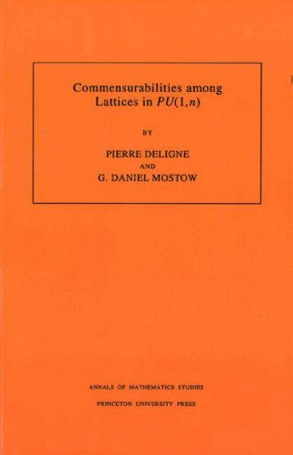 Commensurabilities Among Lattices in Pu (1, N). (Am-132), Volume 132