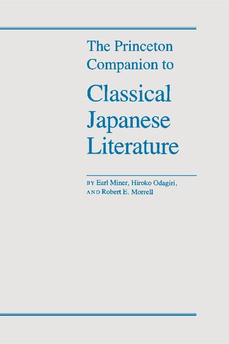 The Princeton Companion to Classical Japanese Literature