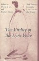 The Vitality Of The Lyric Voice