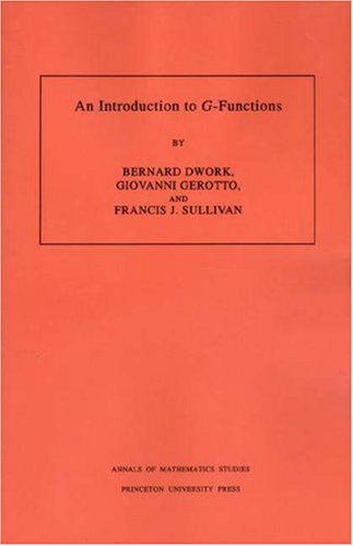 An Introduction to G-Functions. (Am-133), Volume 133