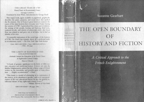 The Open Boundary of History and Fiction