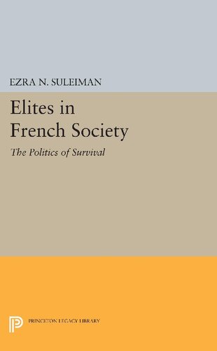 Elites In French Society