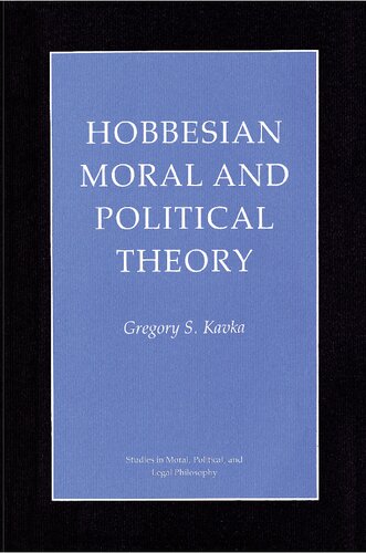 Hobbesian Moral and Political Theory