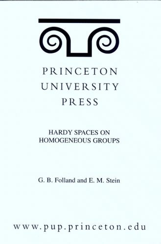 Hardy Spaces on Homogeneous Groups. (Mn-28), Volume 28