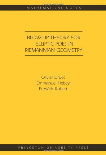 Blow-Up Theory for Elliptic Pdes in Riemannian Geometry (Mn-45)