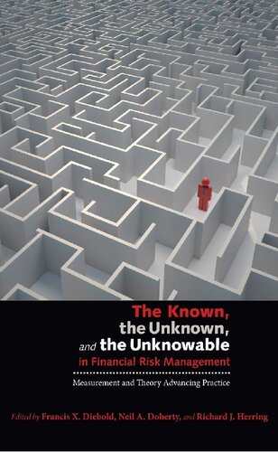 The Known, the Unknown, and the Unknowable in Financial Risk Management