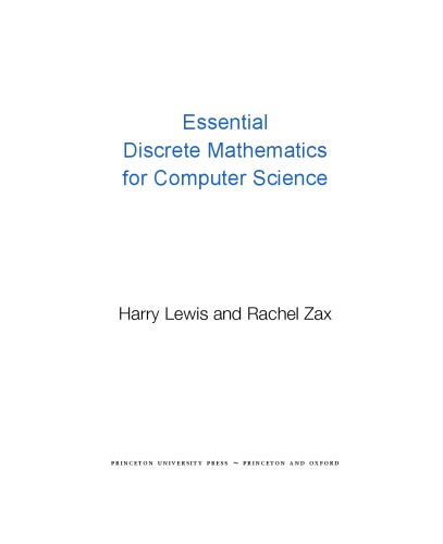 Essential Discrete Mathematics for Computer Science