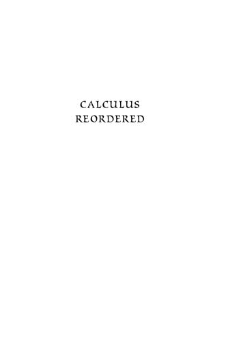 Calculus Reordered