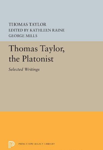 Thomas Taylor, the Platonist