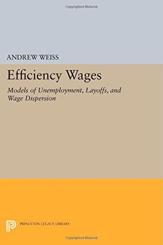 Efficiency Wages: Models of Unemployment, Layoffs, and Wage Dispersion (Princeton Legacy Library, 1192)