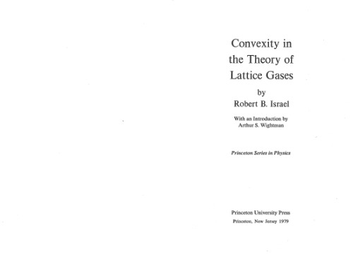 Convexity in the Theory of Lattice Gases