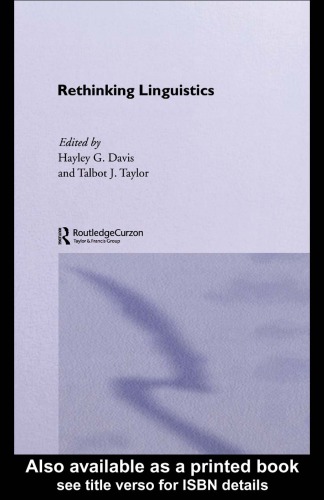 Rethinking Linguistics