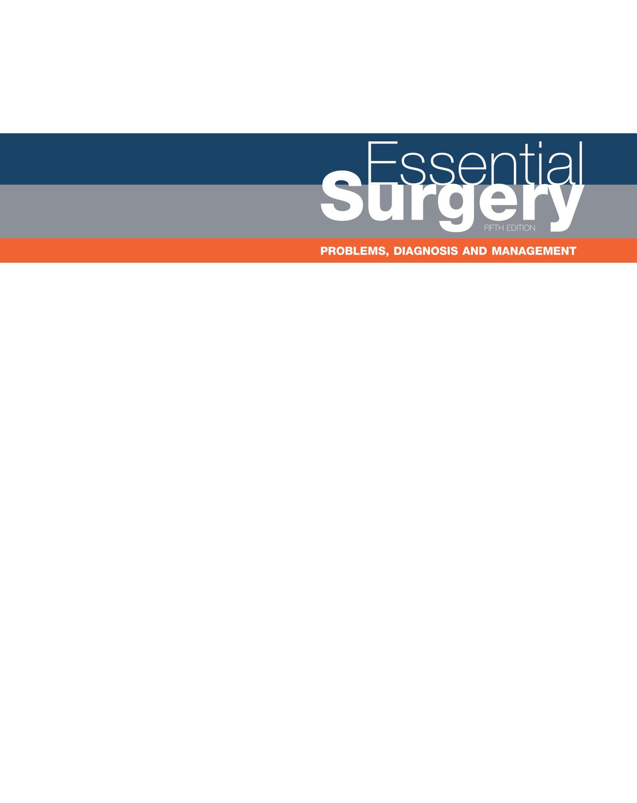 Essential Surgery