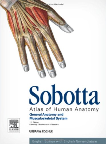 Sobotta Atlas of Human Anatomy, Vol.1, 15th Ed., English