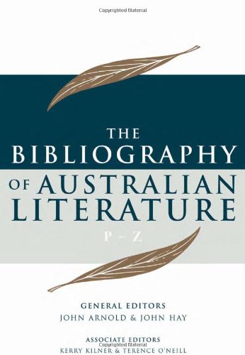 The Bibliography of Australian Literature