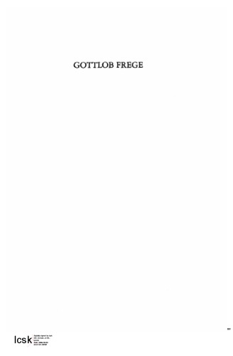 Gottlob Frege