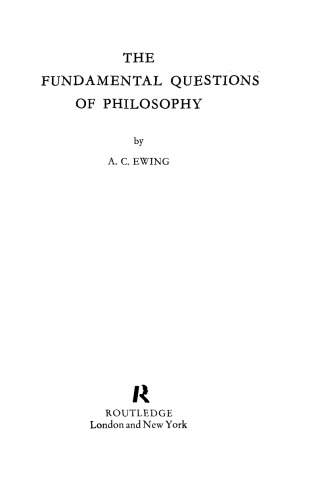 The Fundamental Questions of Philosophy