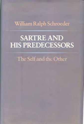 Sartre and His Predecessors