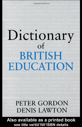 Dictionary of British Education