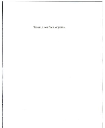 Temples Of Gopakṣetra