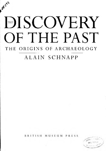 The Discovery Of The Past