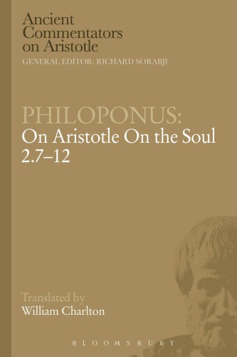 On Aristotle on the Soul 2.7-12