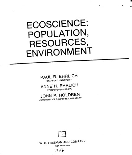 Ecoscience