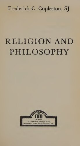 Religion and Philosophy