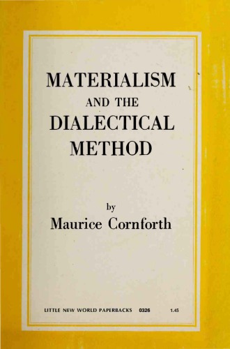 Materialism and the Dialectical Method