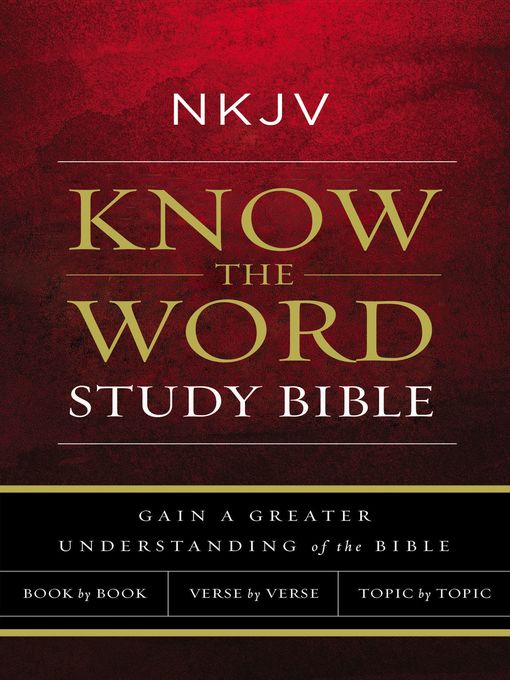 NKJV, Know the Word Study Bible, Ebook, Red Letter