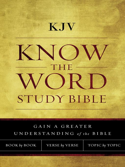 KJV, Know the Word Study Bible, Ebook, Red Letter