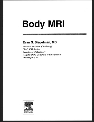 Body MRI