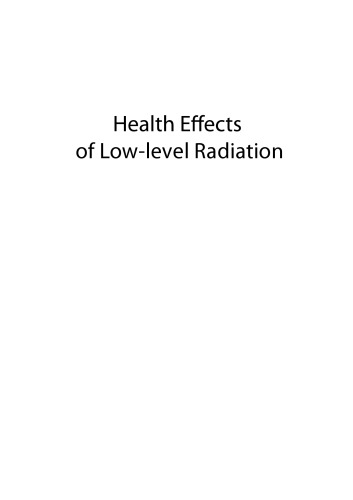 Health effects of low-level radiation