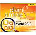 Microsoft(r) Word 2010 Plain &amp; Simple