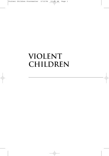 Violent Children (At Issue)