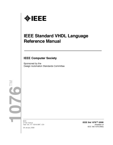 IEEE standard VHDL language reference manual