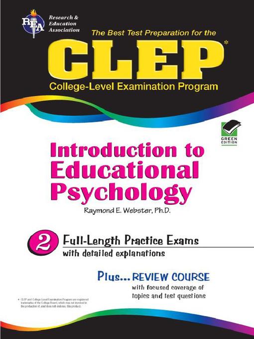 CLEP Introduction to Educational Psychology