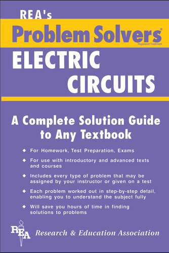 Electric Circuits Problem Solver (Problem Solvers Solution Guides)