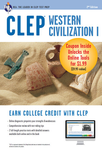 CLEP Western Civilization I with Online Practice Exams (CLEP Test Preparation)