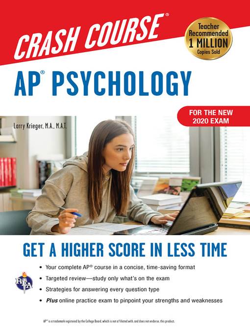 AP®  Psychology Crash Course, For the New 2020 Exam, Book + Online