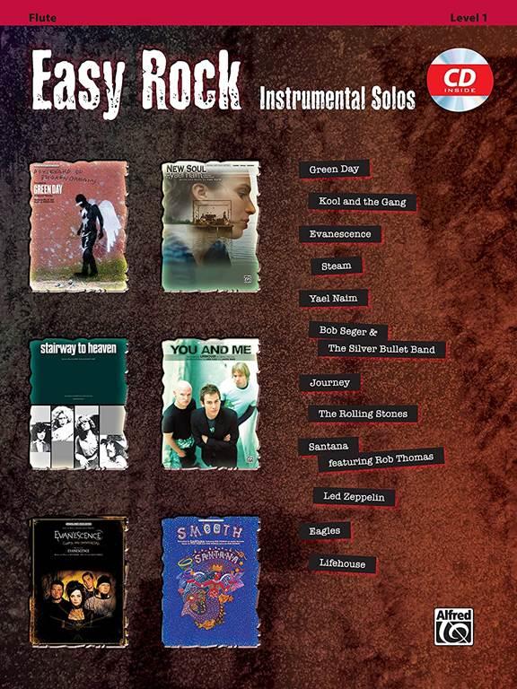 Easy Rock Instrumental Solos, Level 1: Flute, Book &amp; CD (Easy Instrumental Solos Series)