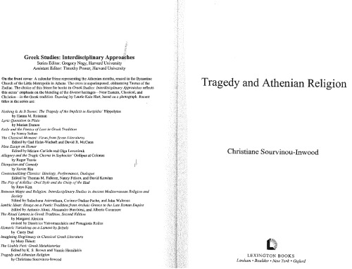 Tragedy and Athenian Religion