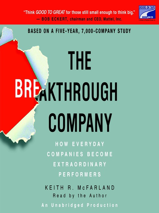 The Breakthrough Company