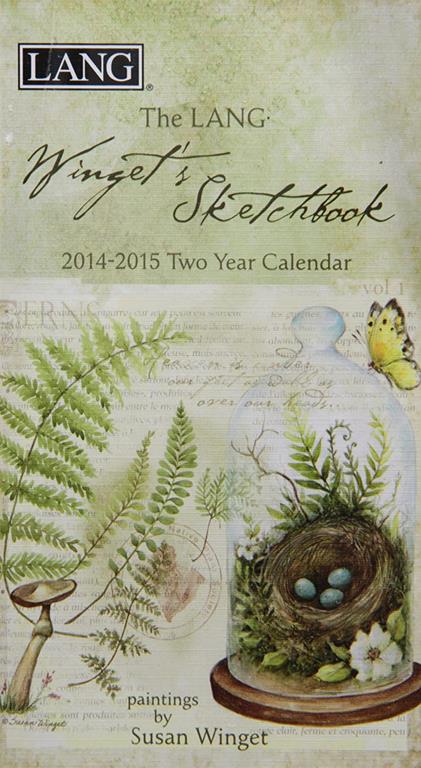 Winget's Sketchbook Two Year 2014-2015 Calendar