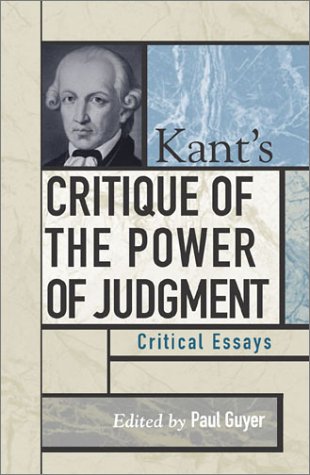 Kant's Critique of the Power of Judgment