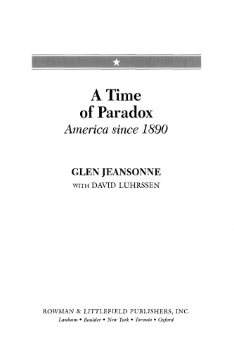 A Time of Paradox