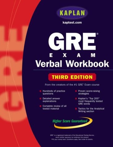 Kaplan GRE Exam Verbal Workbook