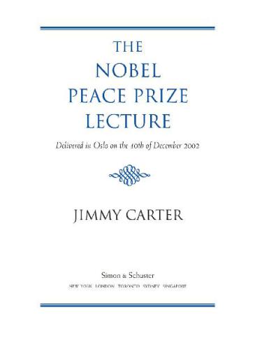 The Nobel Peace Prize Lecture