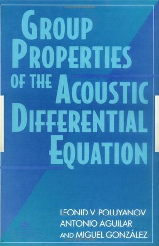 Group Properties of the Acoustic Differential Equation