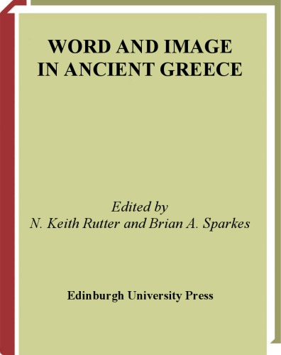 Word And Image In Ancient Greece